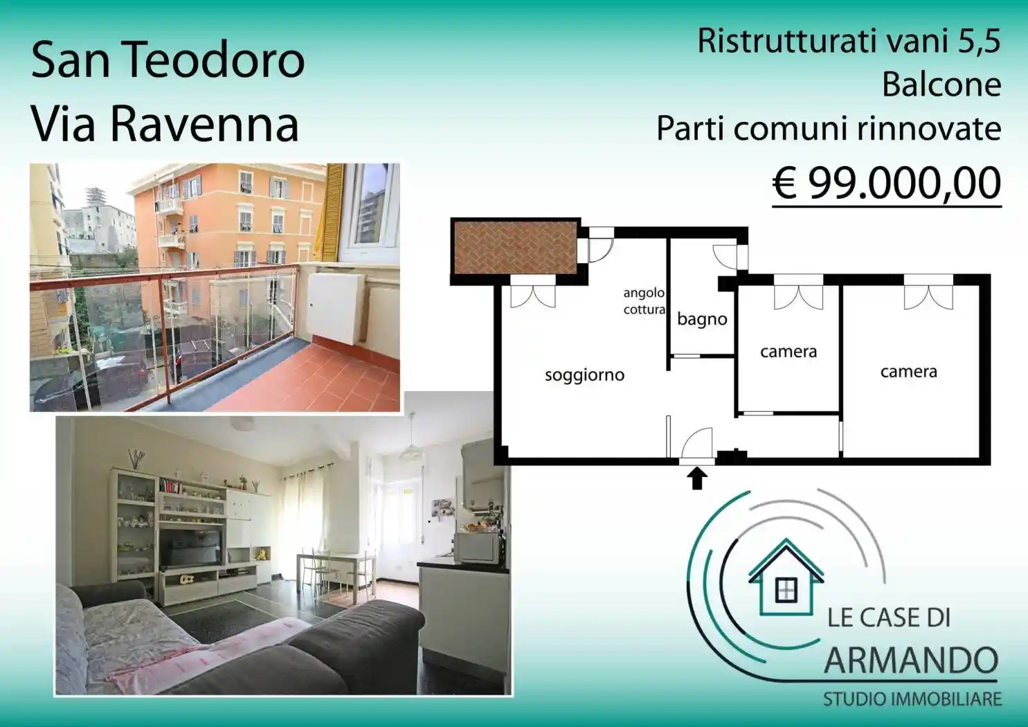 Appartamento in vendita a Genova