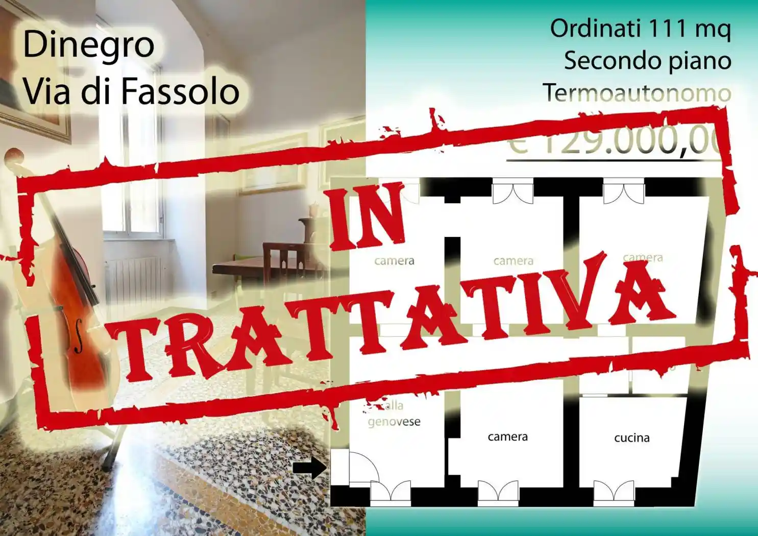 Appartamento in vendita a Genova