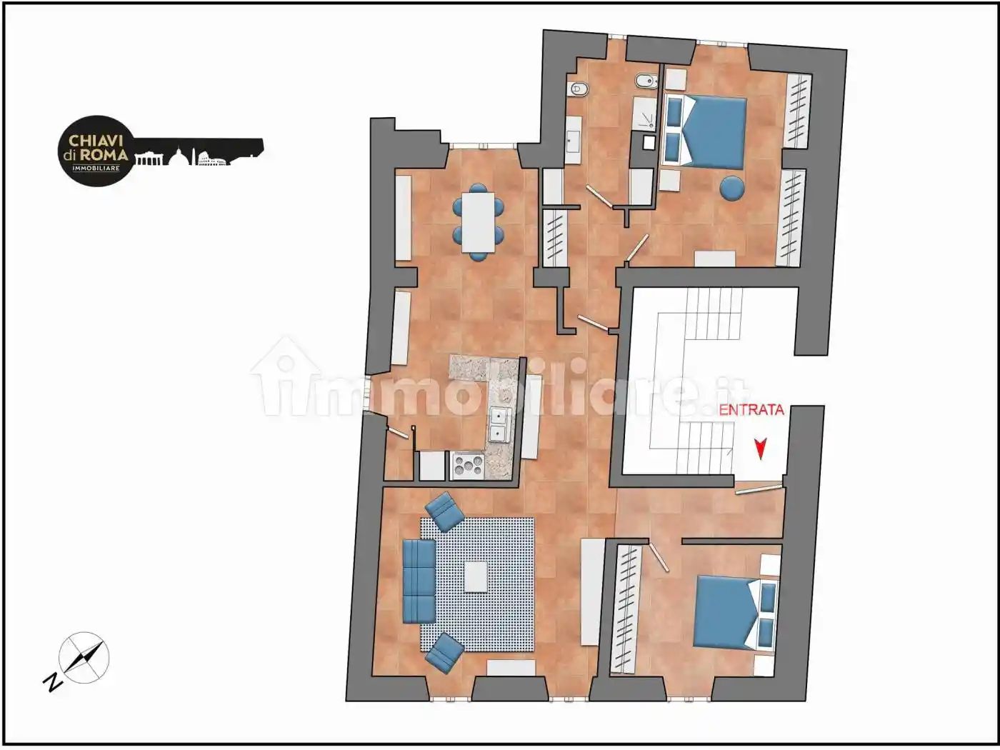 Appartamento in vendita a Roma