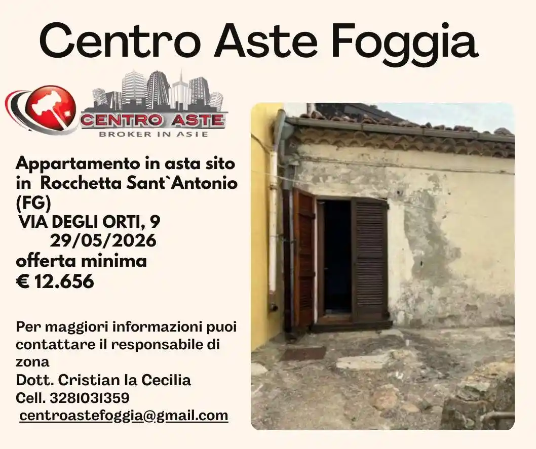 Appartamento in vendita a Rocchetta Sant'Antonio