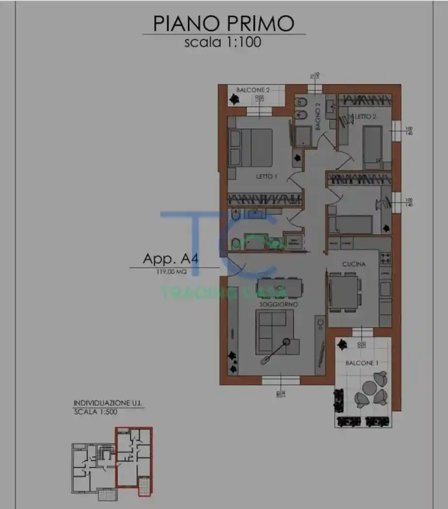 Appartamento in vendita a Piacenza