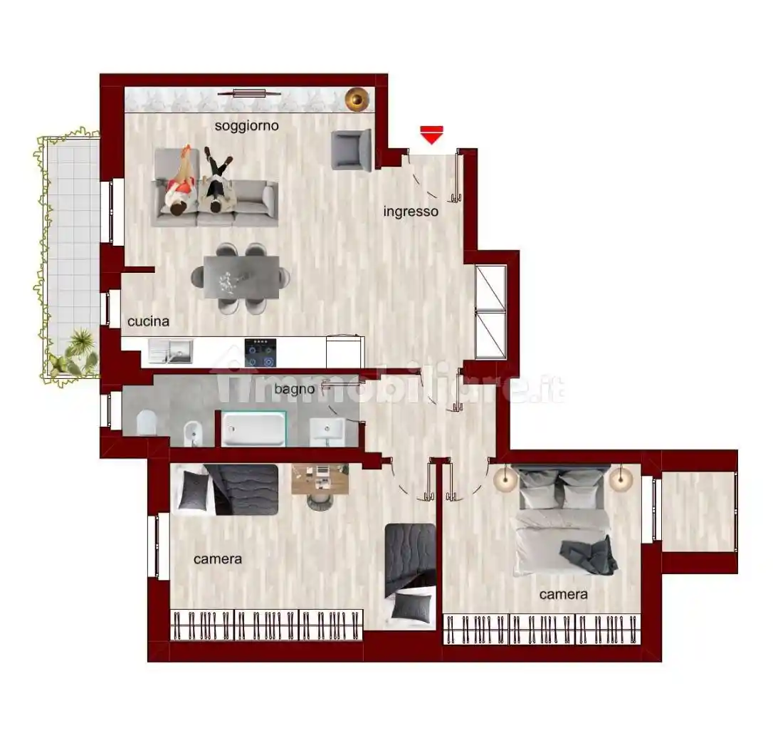 Appartamento in affitto a Milano