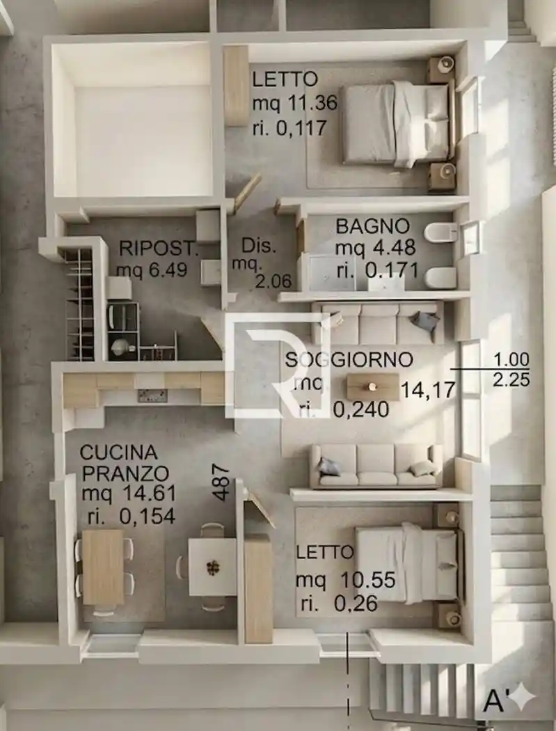 Appartamento in vendita a Bertinoro