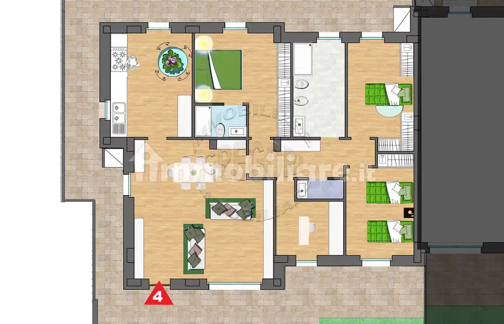 Appartamento in vendita a Altidona