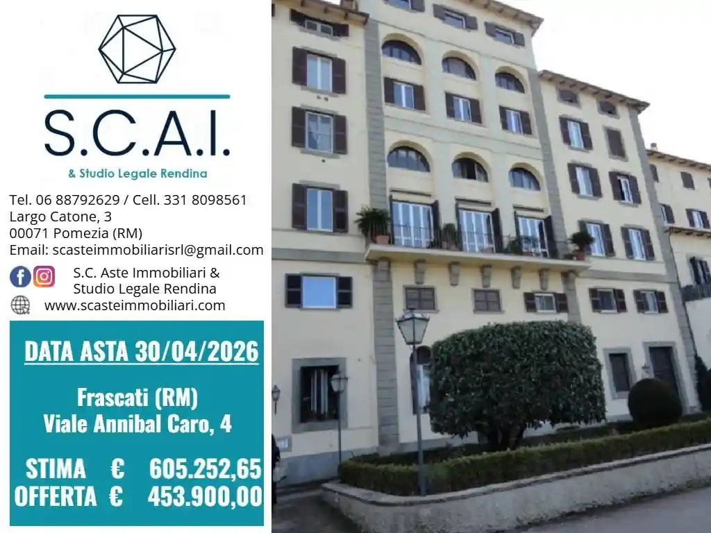 Appartamento in vendita a Frascati