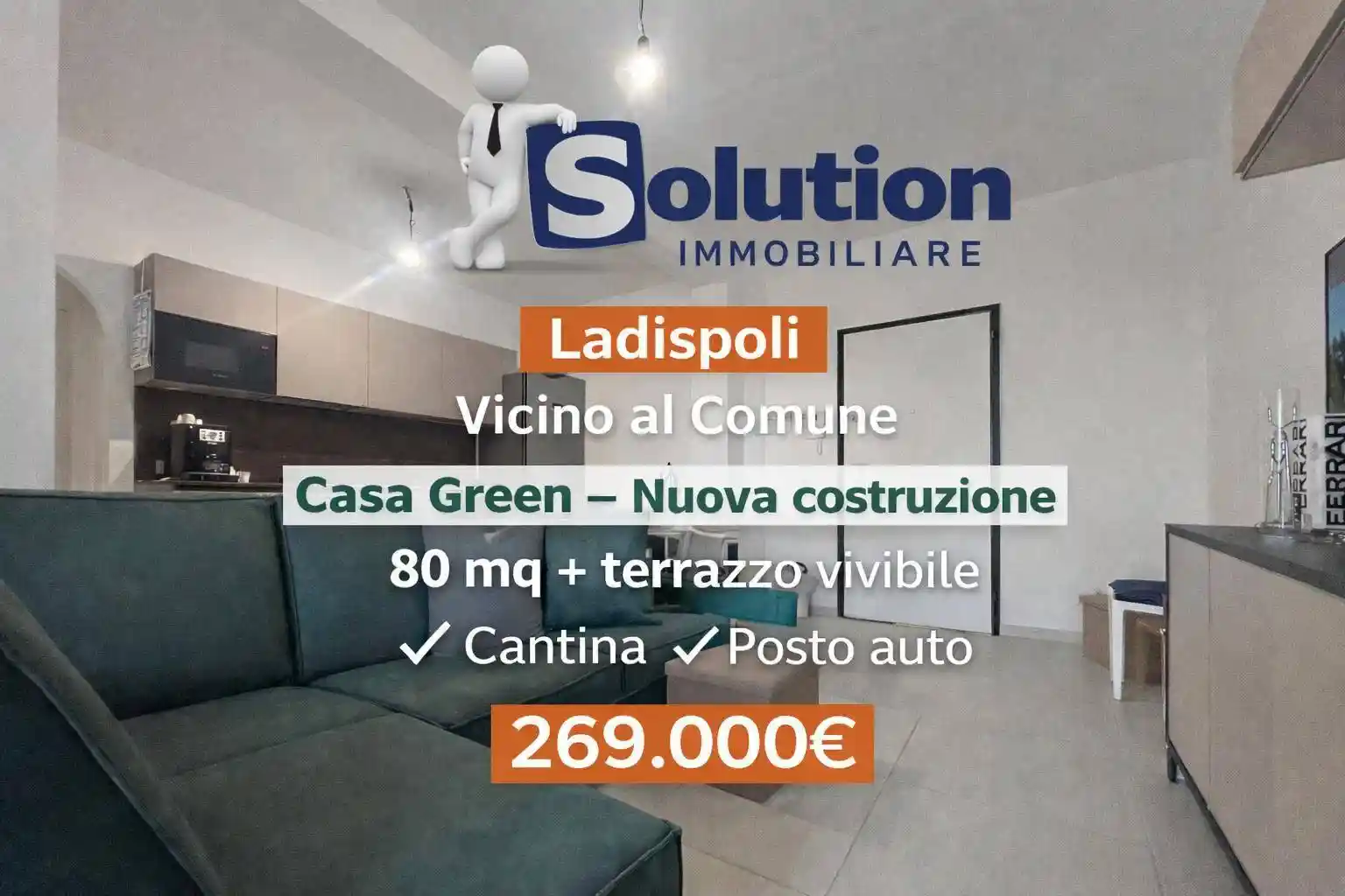 Appartamento in vendita a Ladispoli