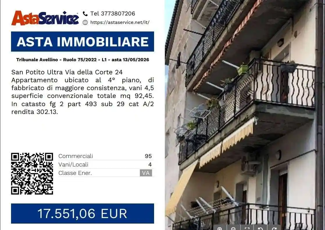 Appartamento in vendita a San Potito Ultra