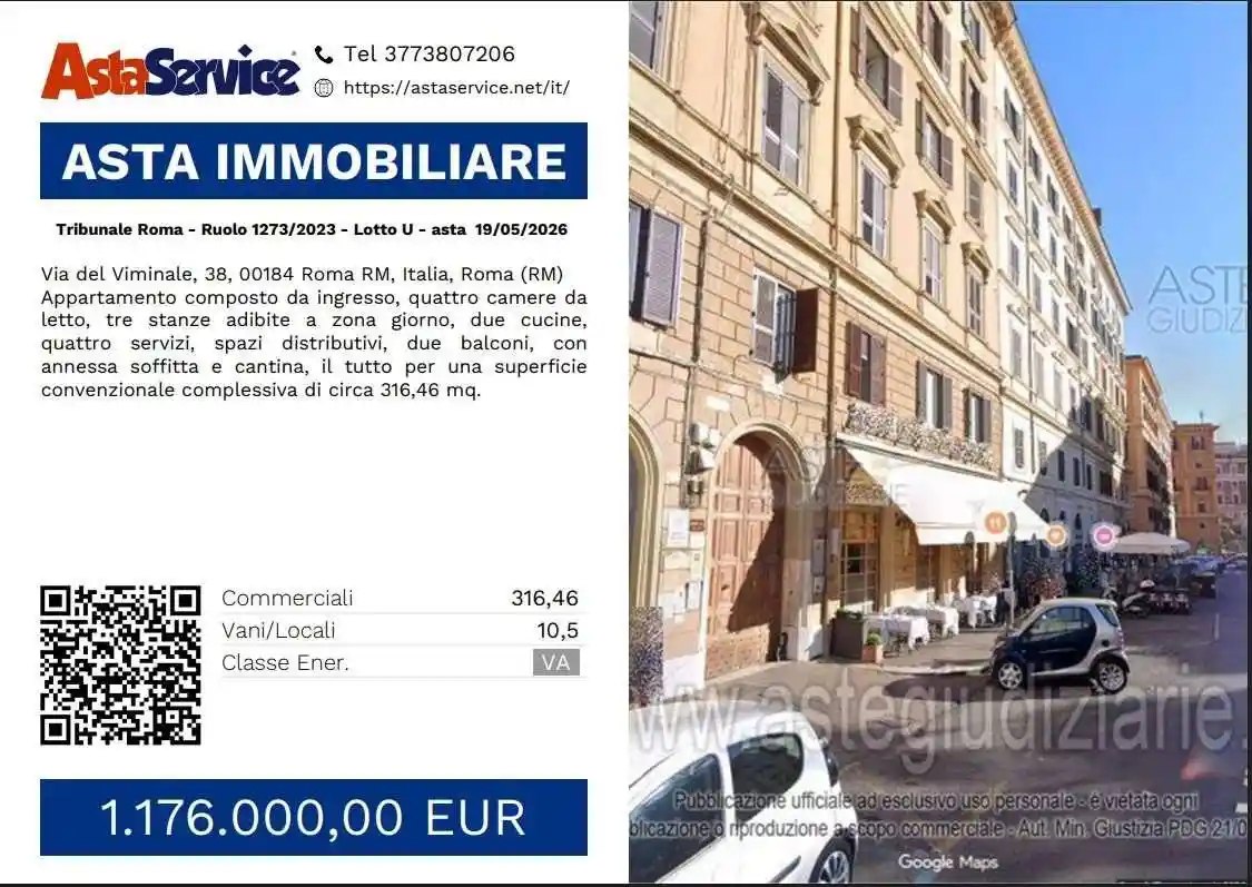 Appartamento in vendita a Roma