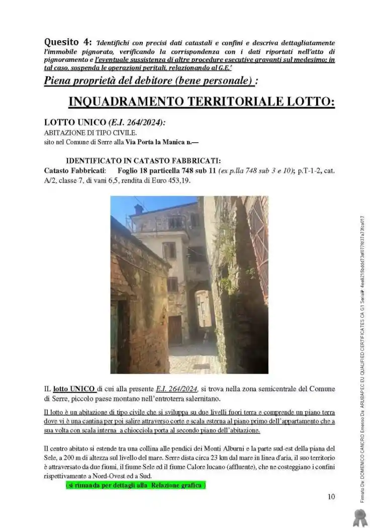 Appartamento in vendita a Serre