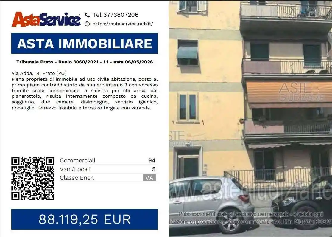 Appartamento in vendita a Prato