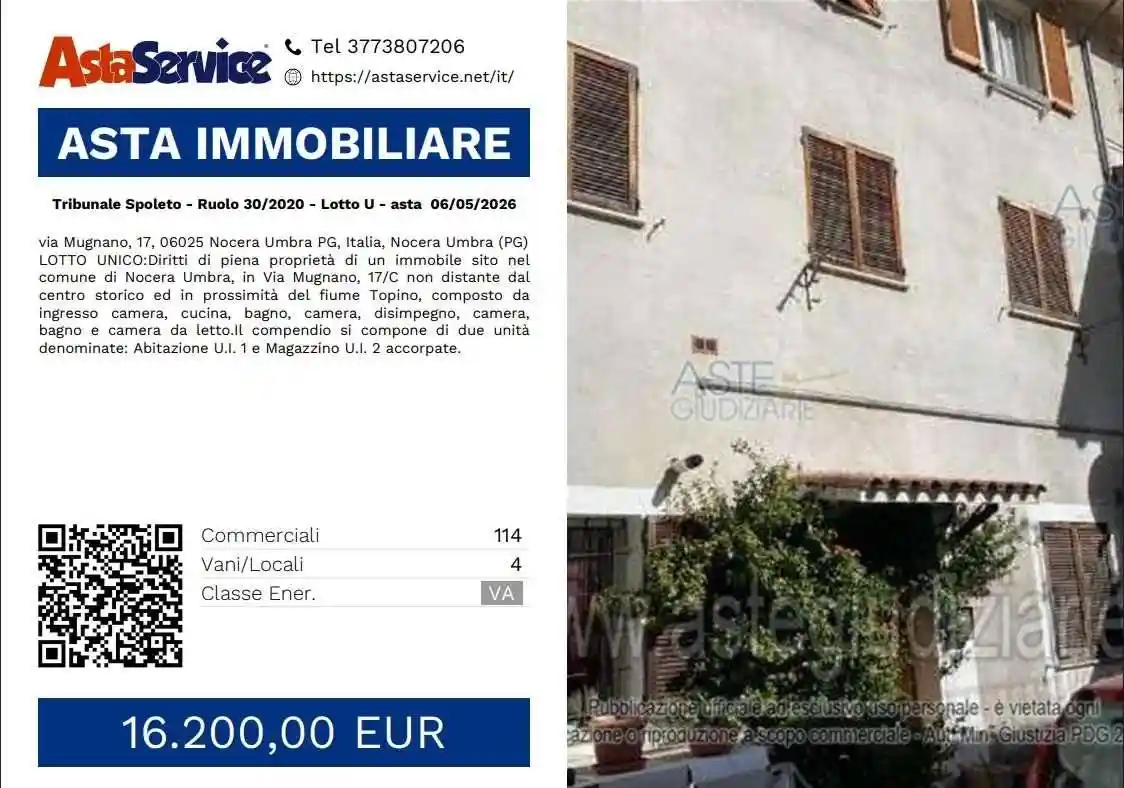 Appartamento in vendita a Nocera Umbra