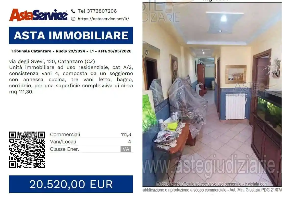 Appartamento in vendita a Catanzaro