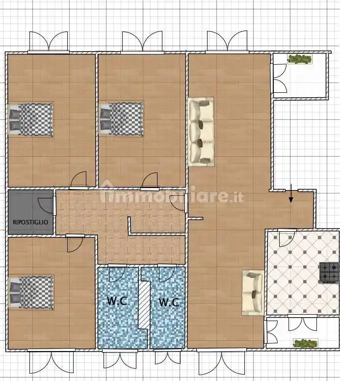 Appartamento in affitto a Roma