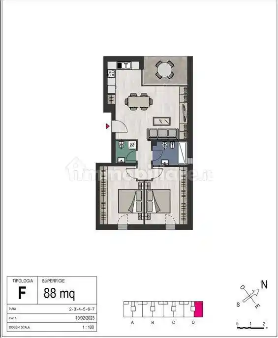 Appartamento in vendita a Bologna