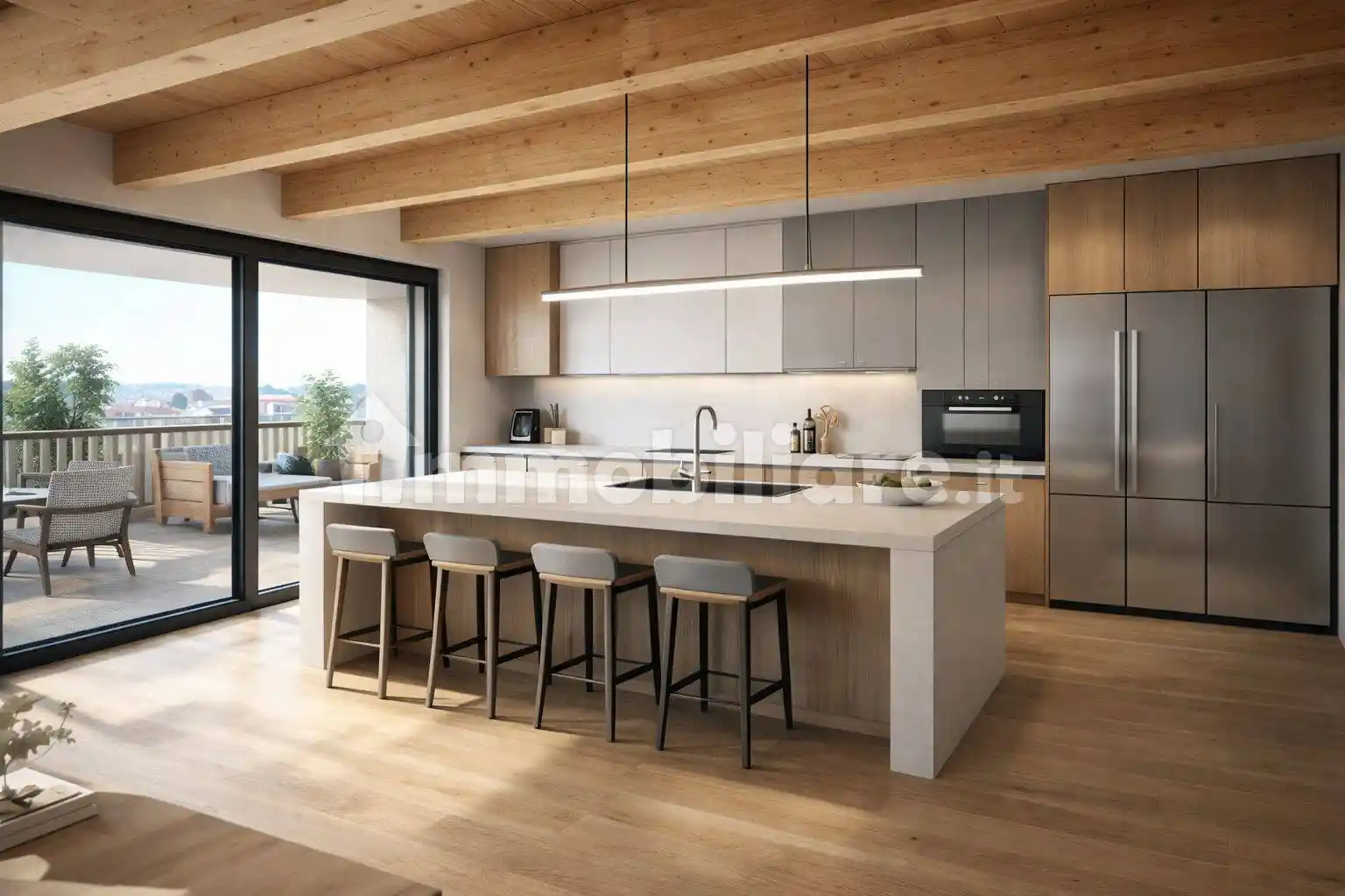 Attico - Mansarda in vendita a Gorlago