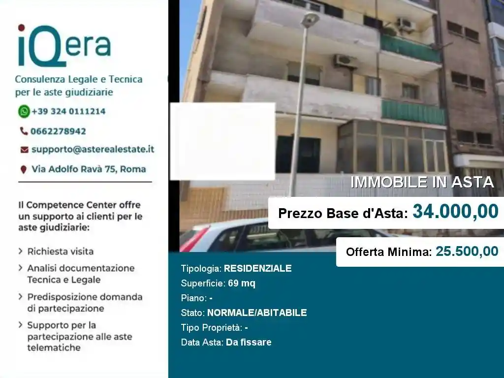 Appartamento in vendita a Taranto