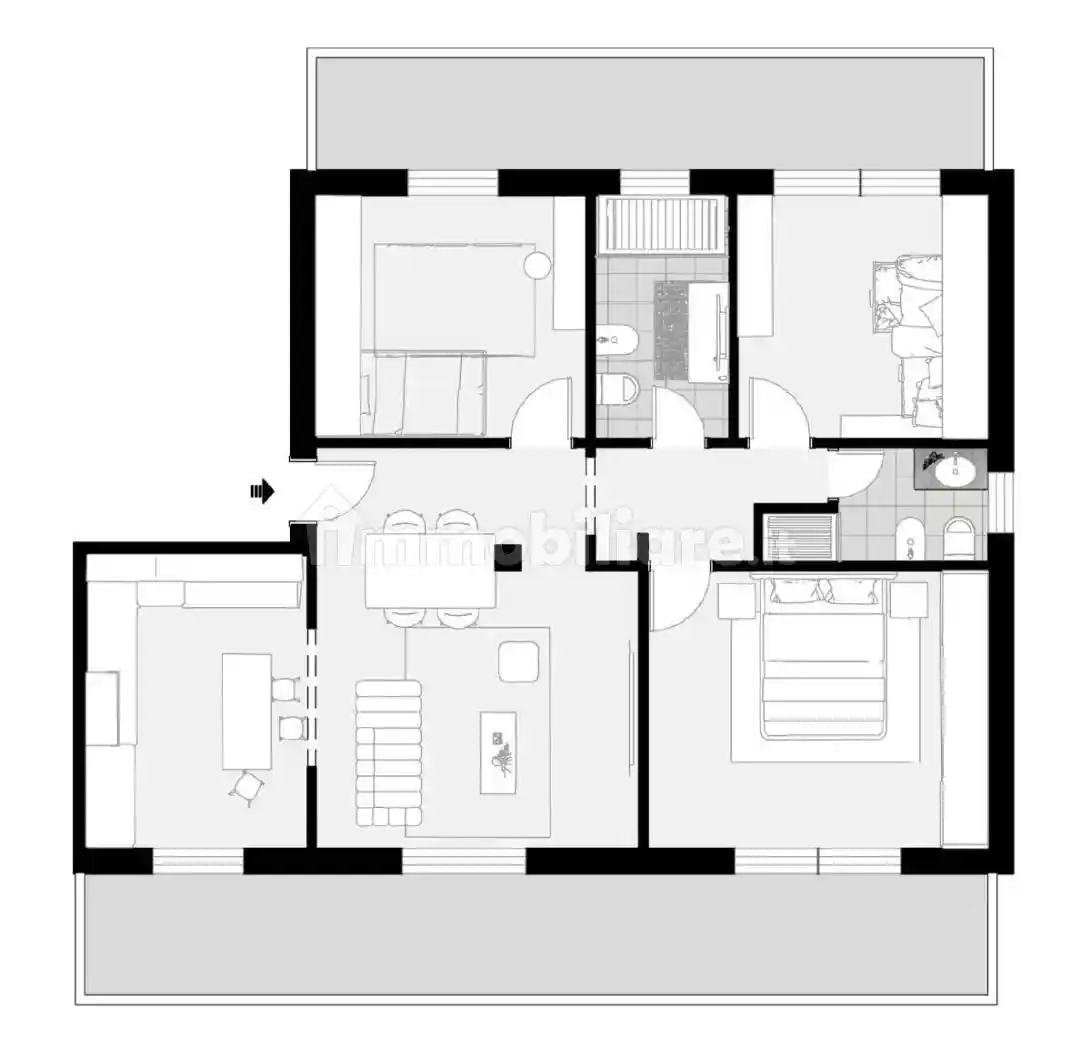 Appartamento in vendita a Galliera