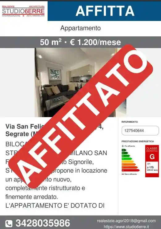 Appartamento in affitto a Segrate