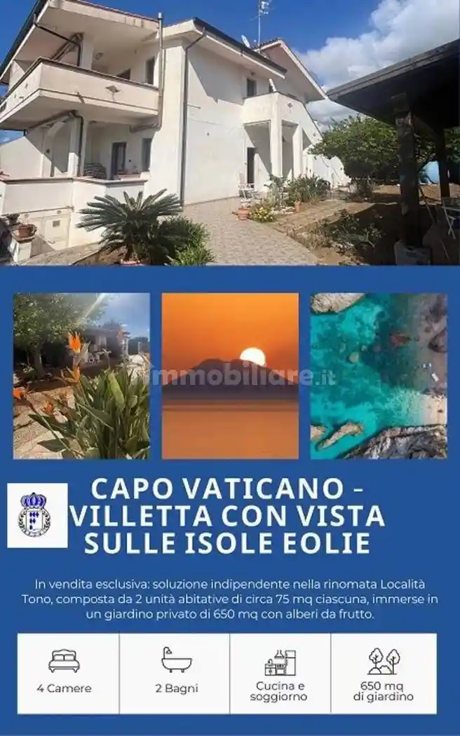 Villa in vendita a Ricadi