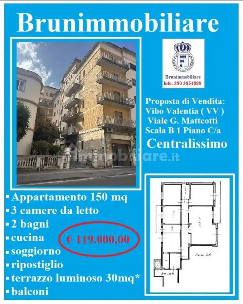 Appartamento in vendita a Vibo Valentia