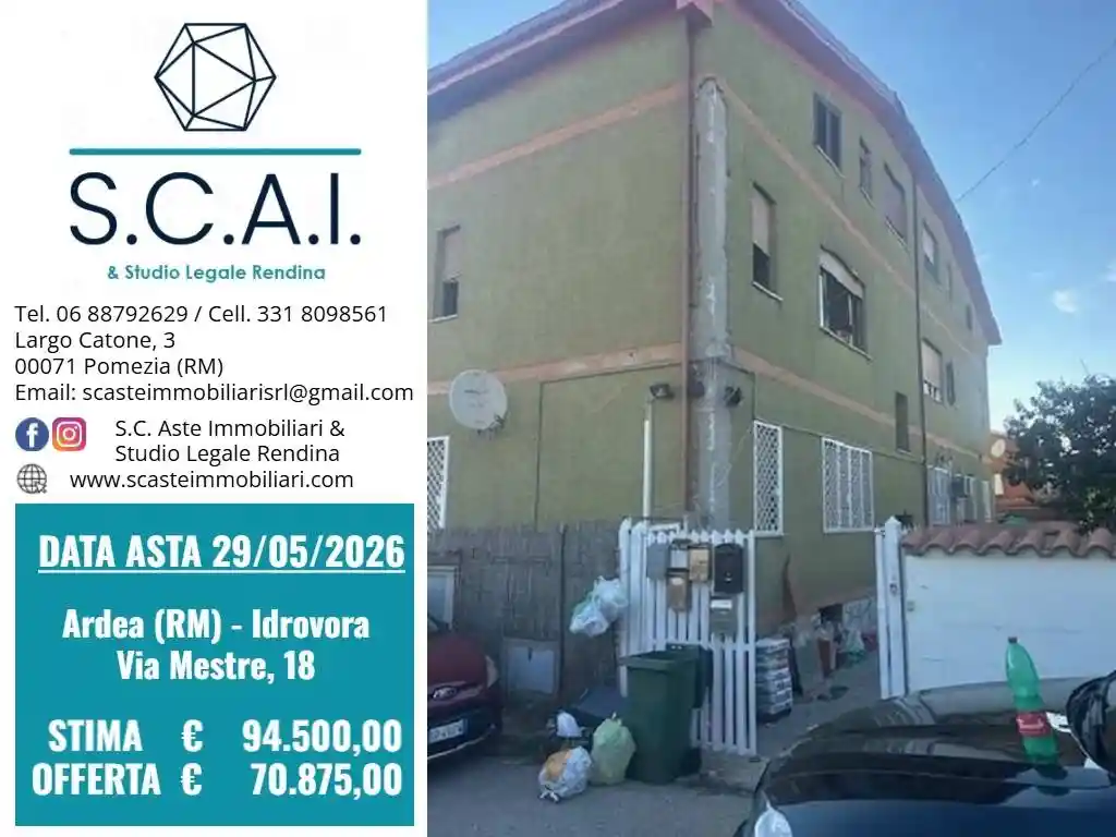 Appartamento in vendita a Ardea