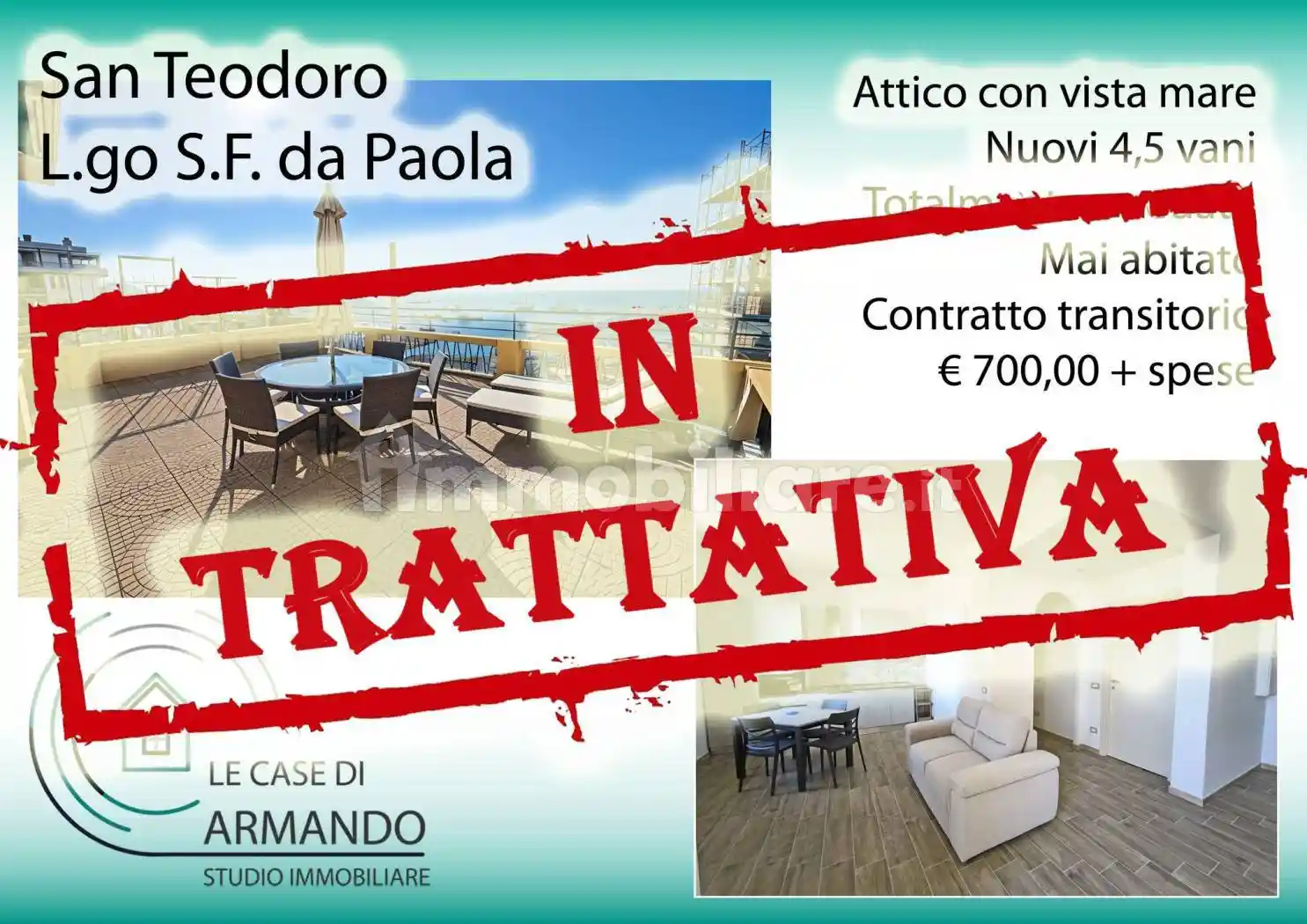 Attico - Mansarda in affitto a Genova