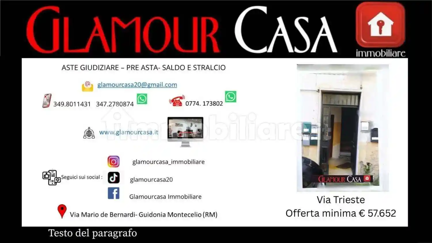 Appartamento in vendita a Palombara Sabina