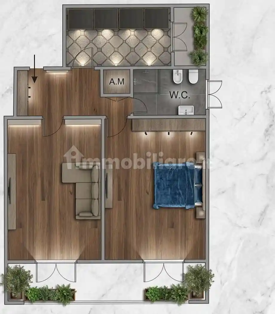 Appartamento in vendita a Roma