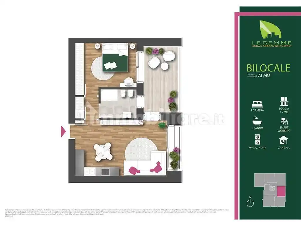 Appartamento in vendita a Brugherio