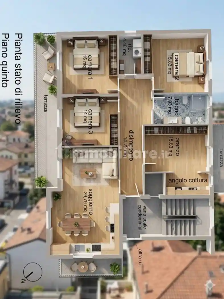 Appartamento in affitto a Montevarchi