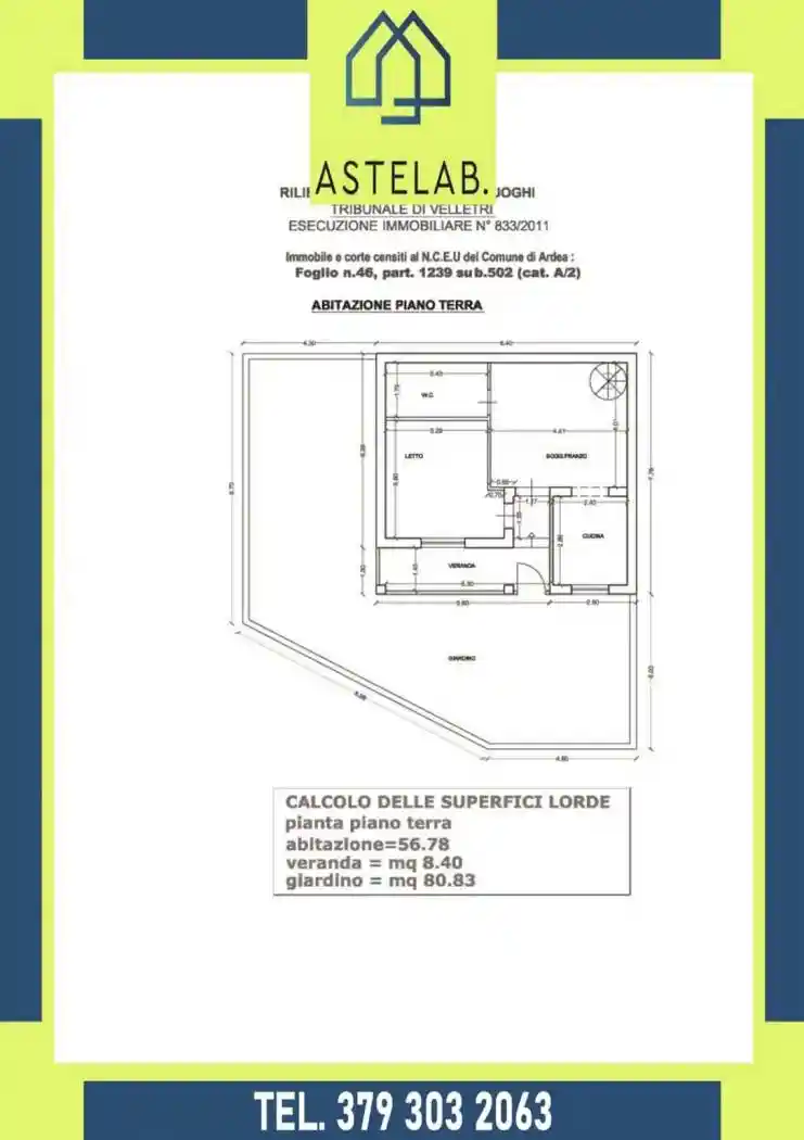 Appartamento in vendita a Ardea