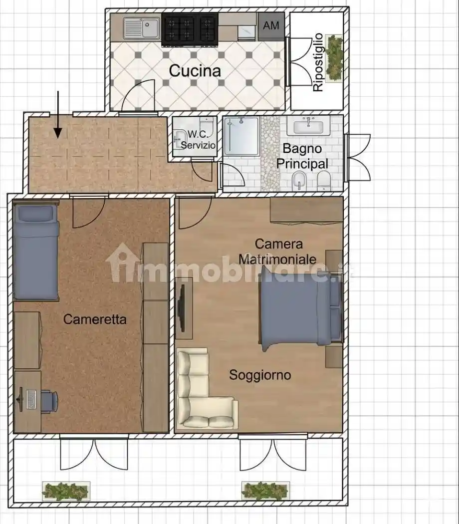 Appartamento in vendita a Roma