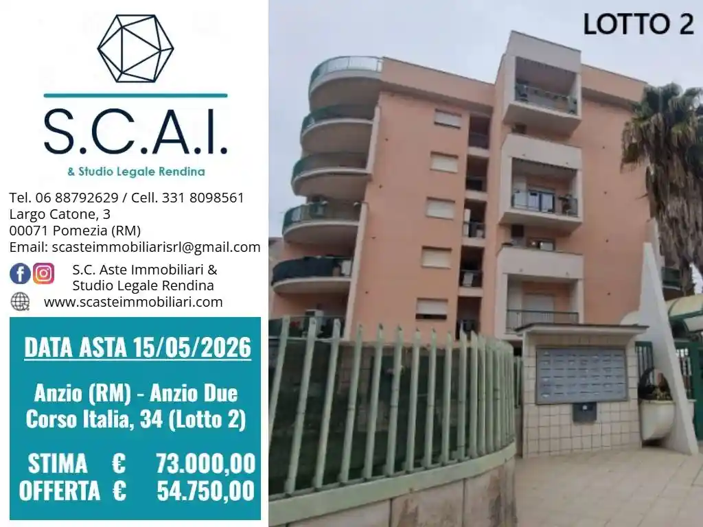 Appartamento in vendita a Anzio