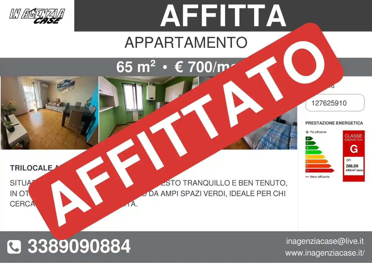 Appartamento in affitto a Ghedi