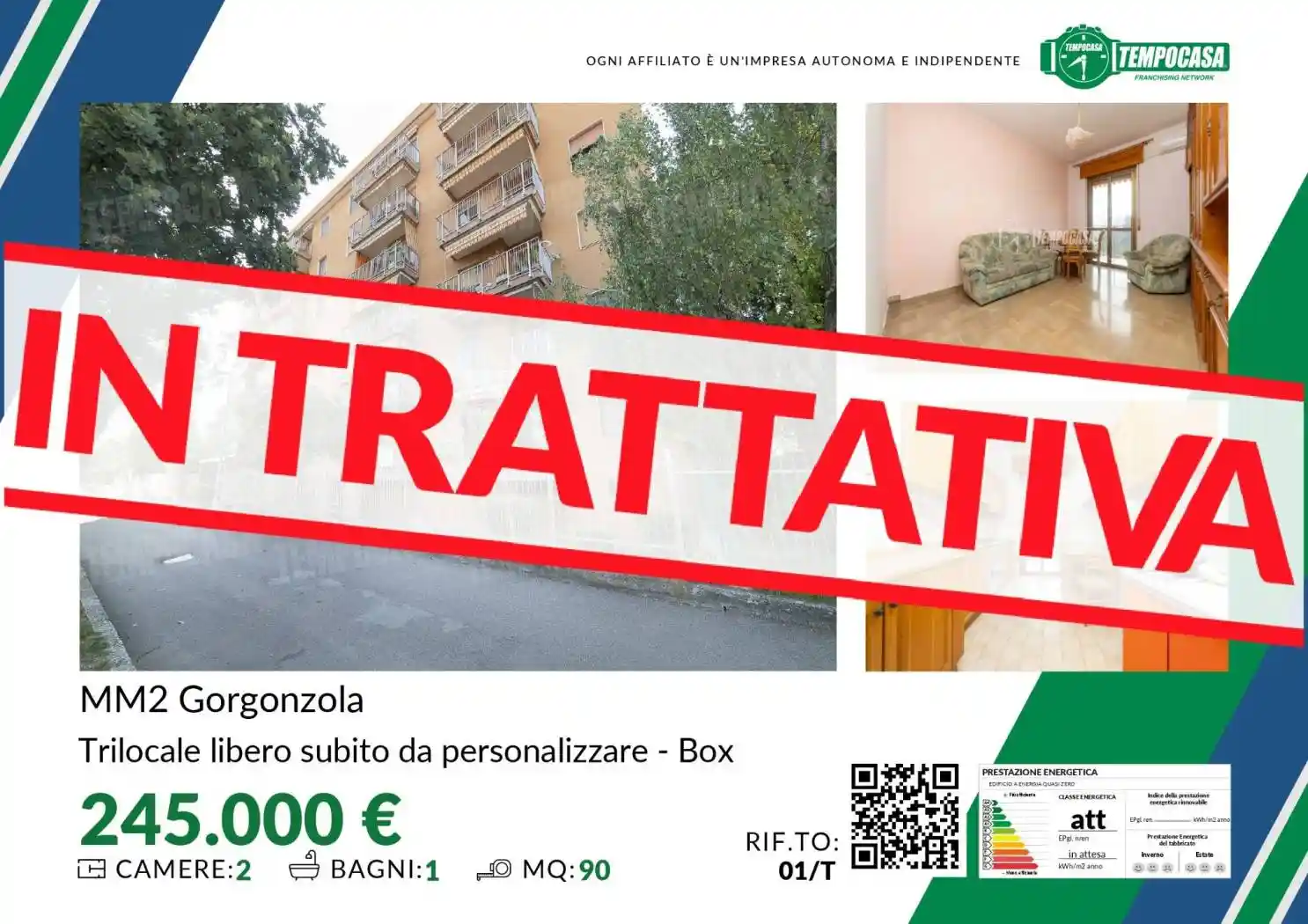 Appartamento in vendita a Gorgonzola