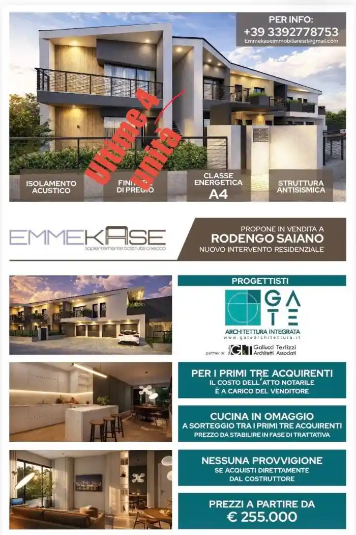 Appartamento in vendita a Rodengo Saiano