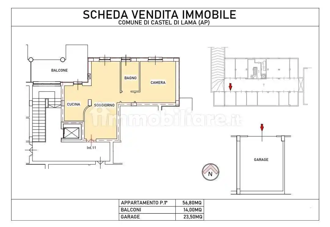 Appartamento in vendita a Castel di Lama