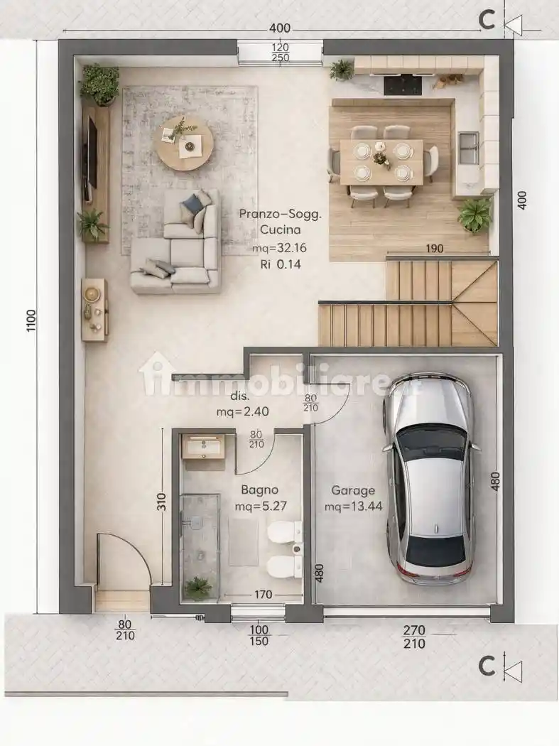 Villetta a schiera in vendita a Bagnacavallo