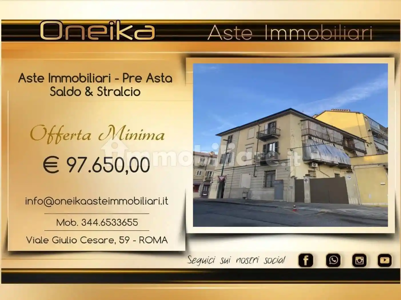 Appartamento in vendita a Torino