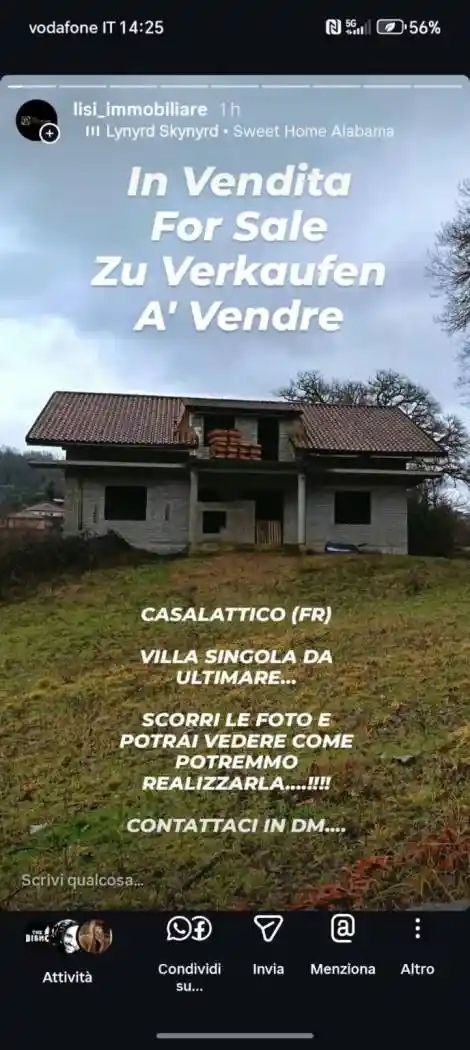 Villa in vendita a Casalattico