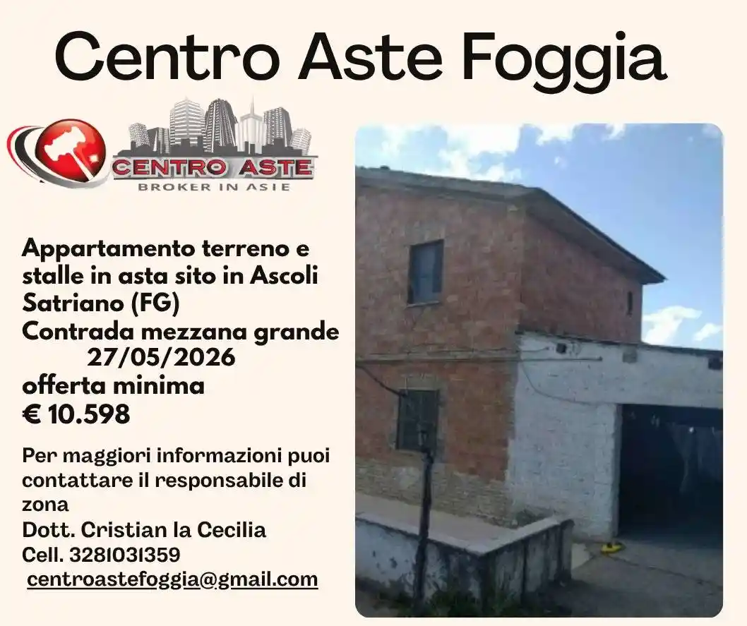 Appartamento in vendita a Ascoli Satriano