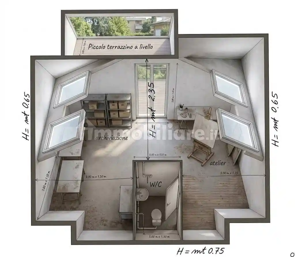 Attico - Mansarda in vendita a Aversa