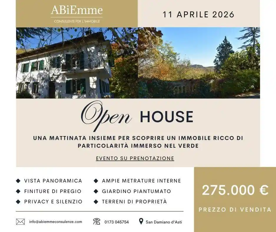 Villa in vendita a San Damiano d'Asti