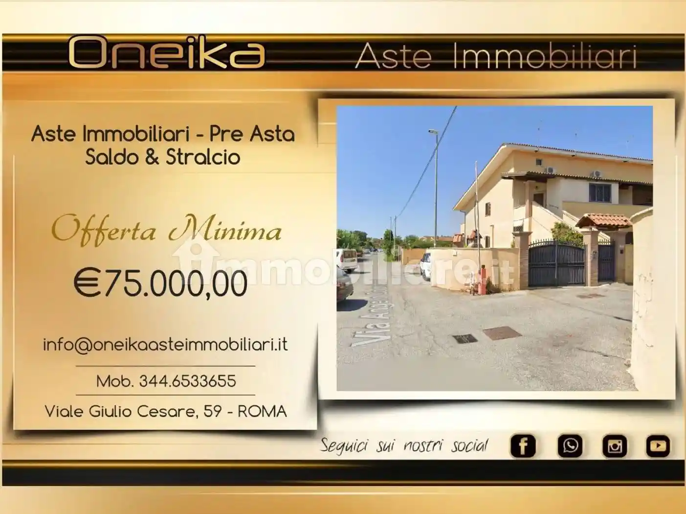 Villetta a schiera in vendita a Roma