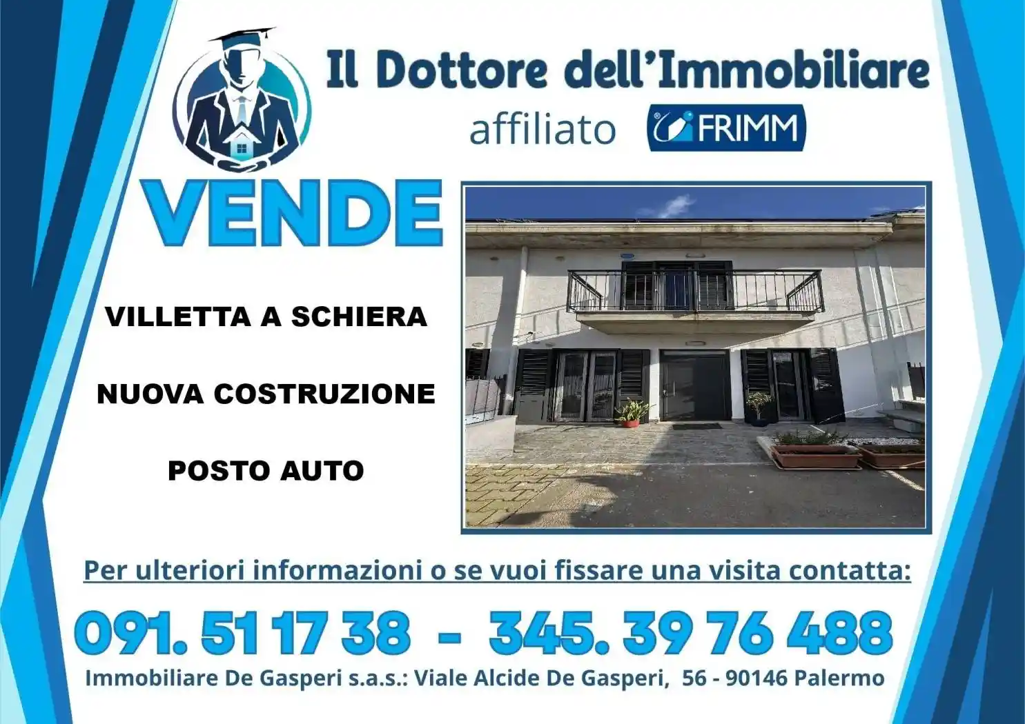 Villetta a schiera in vendita a Palermo