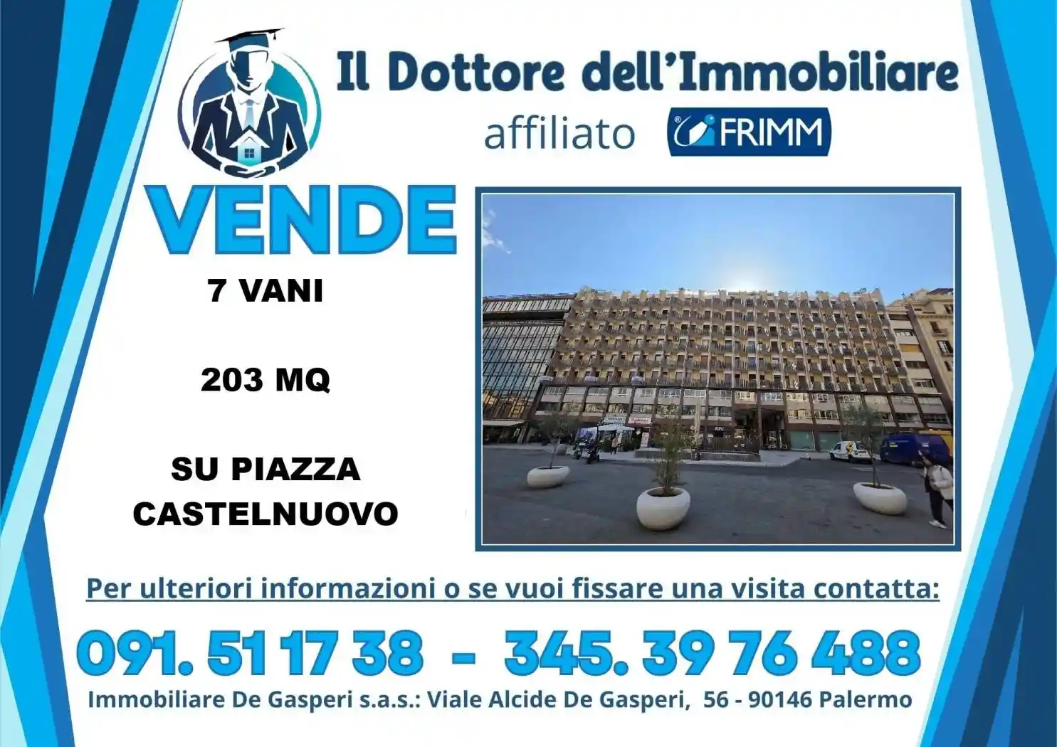 Appartamento in vendita a Palermo