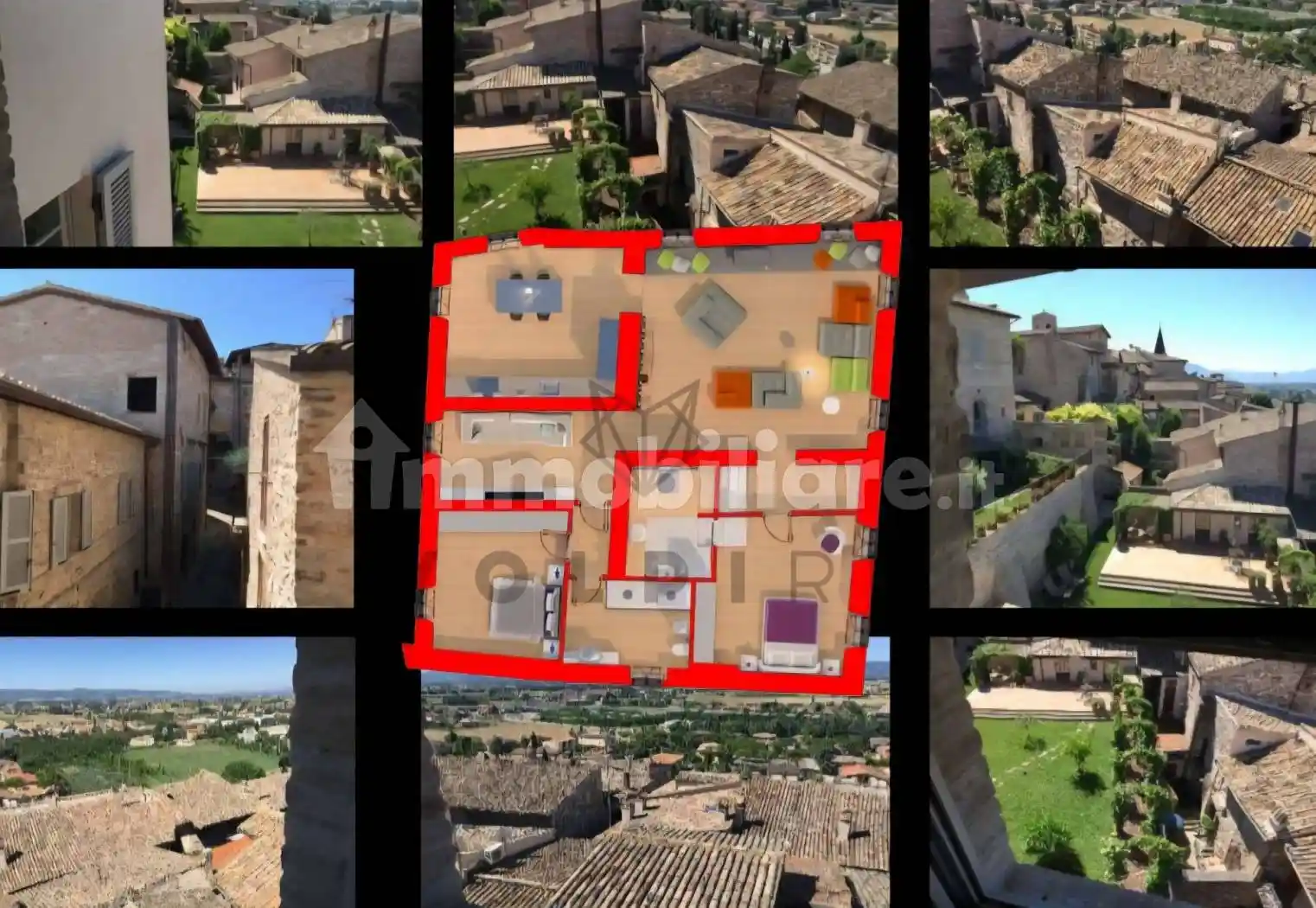 Attico - Mansarda in vendita a Spello