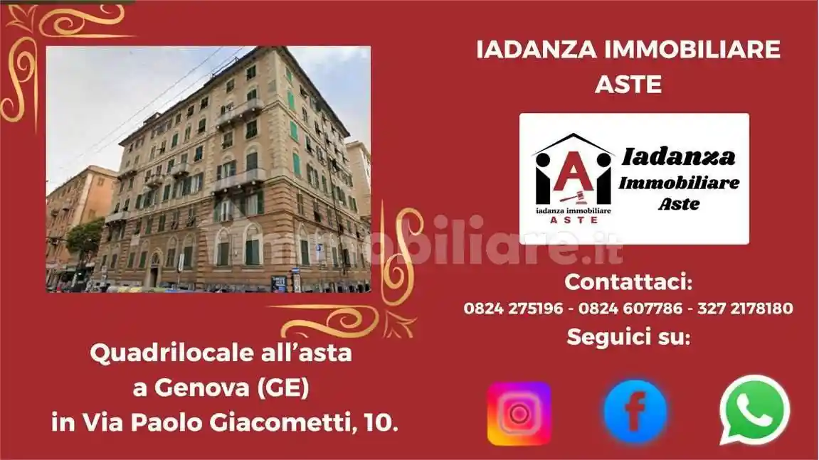 Appartamento in vendita a Genova