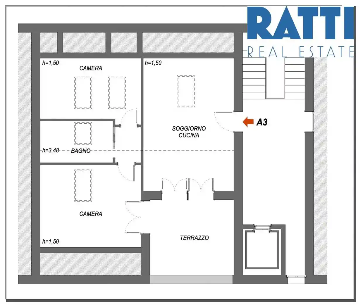 Attico - Mansarda in vendita a San Donato Milanese