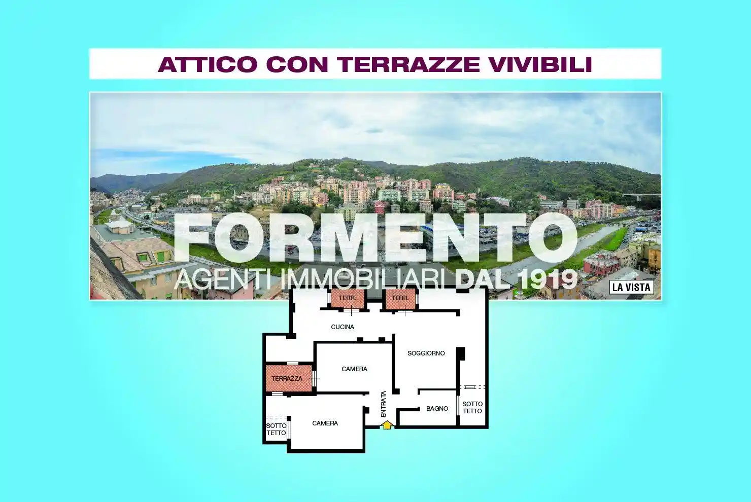 Attico - Mansarda in vendita a Genova